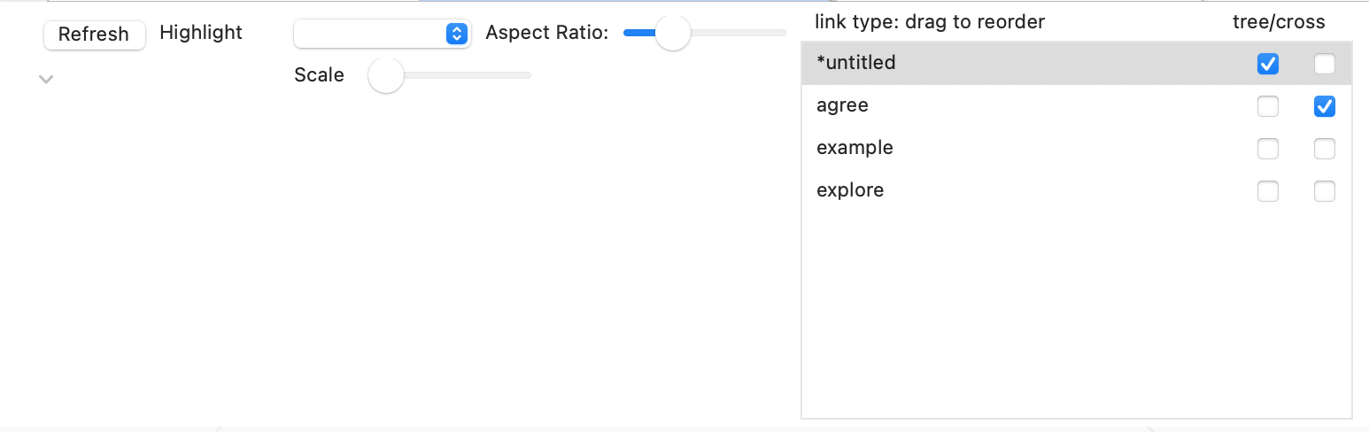 Hyperbolic view controls